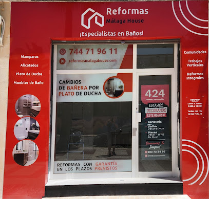 Dirección, horario, teléfono y opiniones de Reformas Málaga House en Málaga